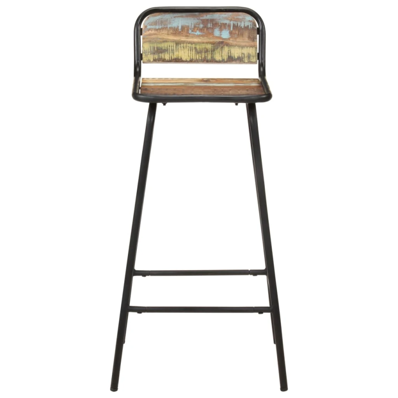 vidaXL bāra krēsli, 4 gab., pārstrādāts masīvkoks