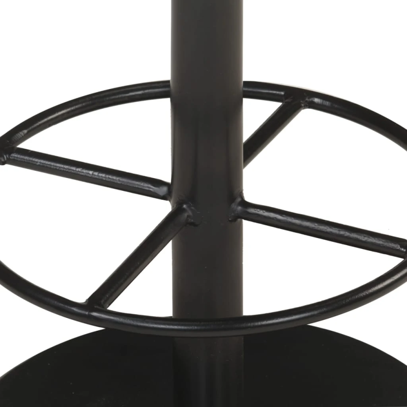 vidaXL bāra krēsls, bružāti pelēka dabīgā āda