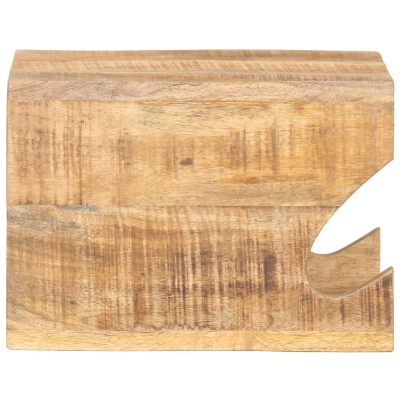 vidaXL sienas velosipēda turētājs, 35x25x25 cm, mango masīvkoks