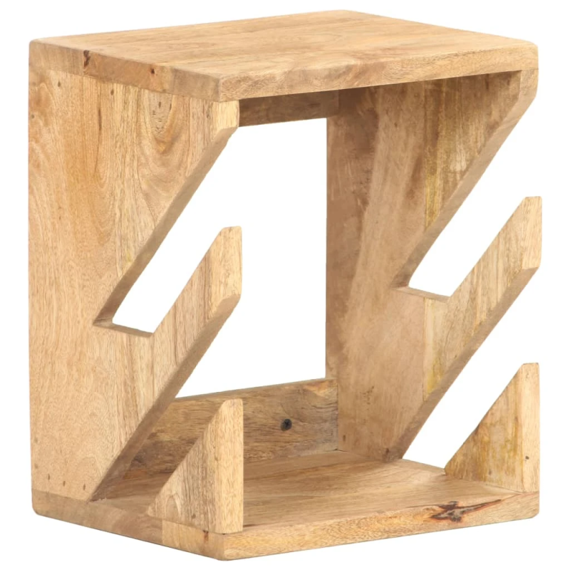 vidaXL sienas skrituļdēļu plaukts, 25x20x30 cm, mango masīvkoks