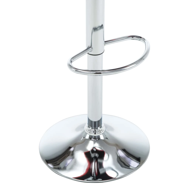 vidaXL bāra krēsli, 2 gab., krēmkrāsas mākslīgā āda