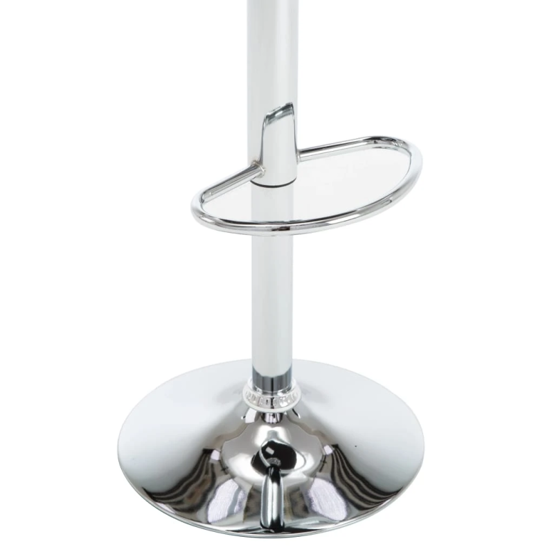 vidaXL bāra krēsli, 2 gab., melna mākslīgā āda