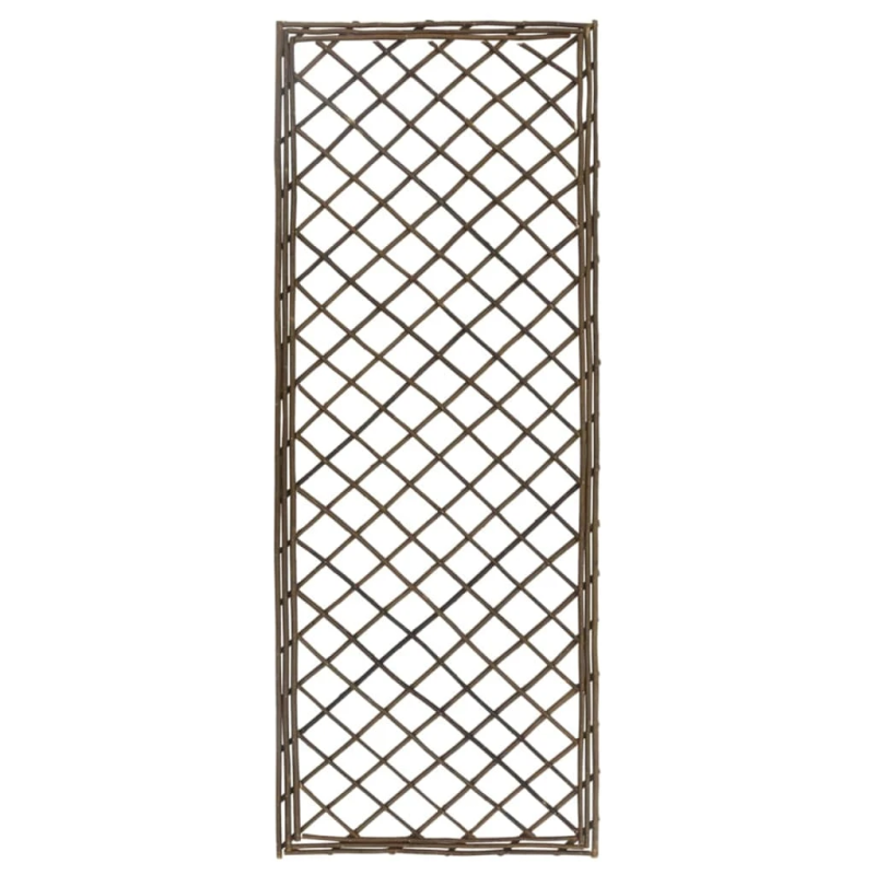 vidaXL dārza špaleras, 6 gab., 30x120 cm, vītola klūgas