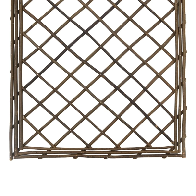 vidaXL dārza špaleras, 6 gab., 30x120 cm, vītola klūgas