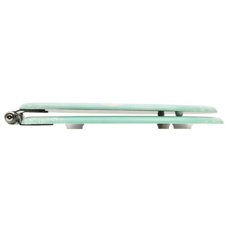 vidaXL tualetes poda sēdekļi ar vāku, 2 gab., MDF, flamingo dizains