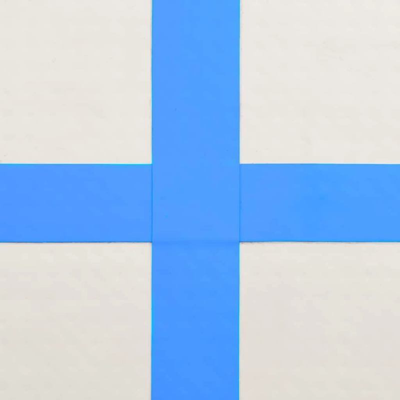 vidaXL piepūšams vingrošanas paklājs ar pumpi, 300x100x20 cm, zils PVC