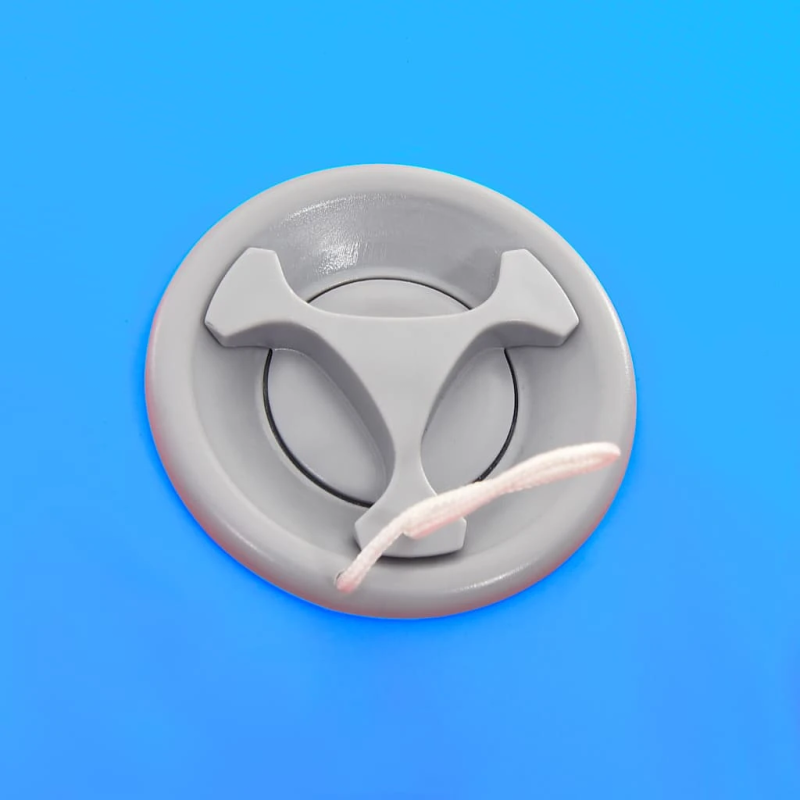 vidaXL piepūšams vingrošanas rullis ar pumpi, 100x60 cm, zils PVC