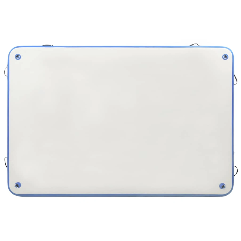 vidaXL piepūšama peldošā platforma, zils un balts, 300x200x15 cm