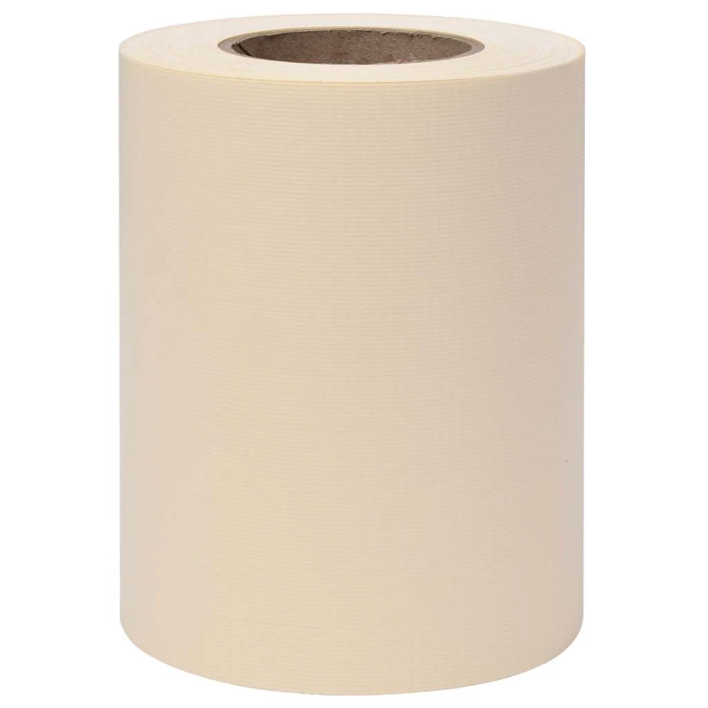 vidaXL dārza aizslietnis, PVC, 35x0,19 m, krēmkrāsa