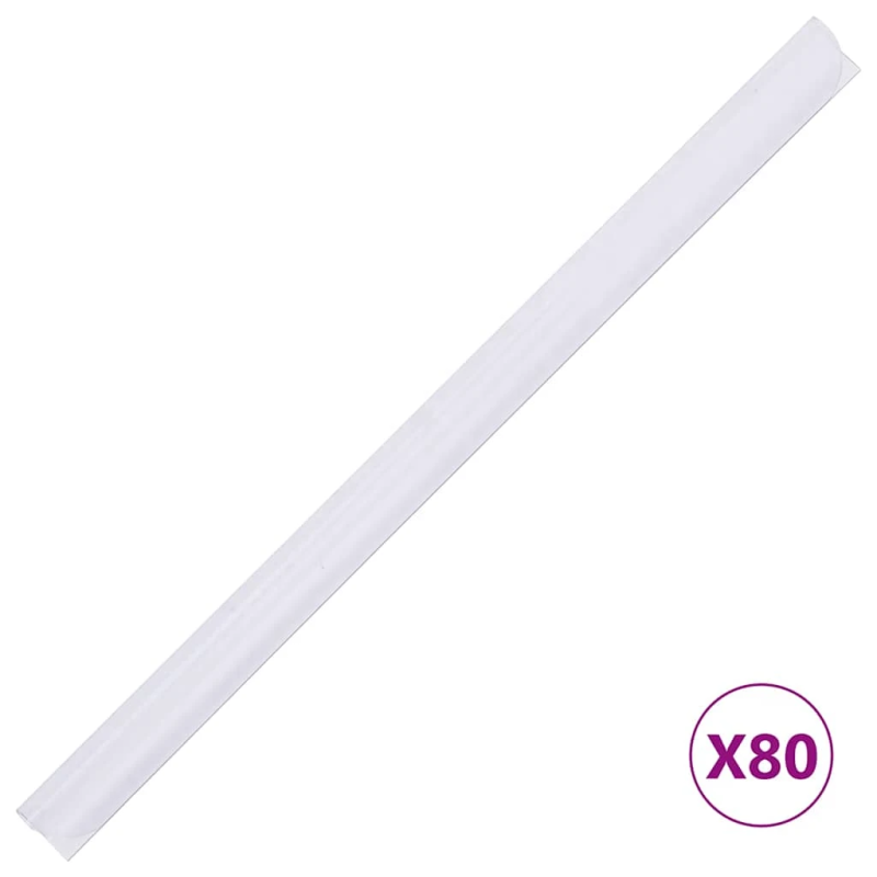 vidaXL dārza aizslietņi, 4 gab., PVC, 35x0,19 m, balti