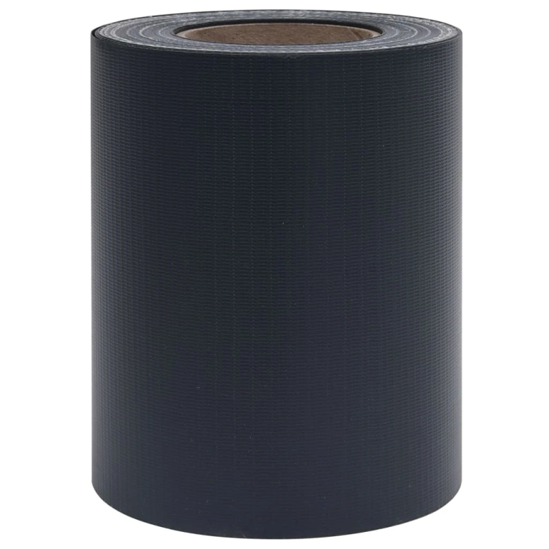 vidaXL dārza aizslietņi, 4 gab., PVC, 35x0,19 m, matēti, tumši pelēki