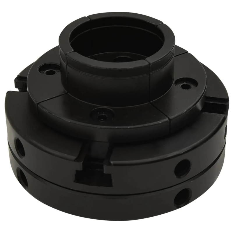 vidaXL 4-žokļu koka virpas patrona, M33 savienojums, 100 mm, tērauds