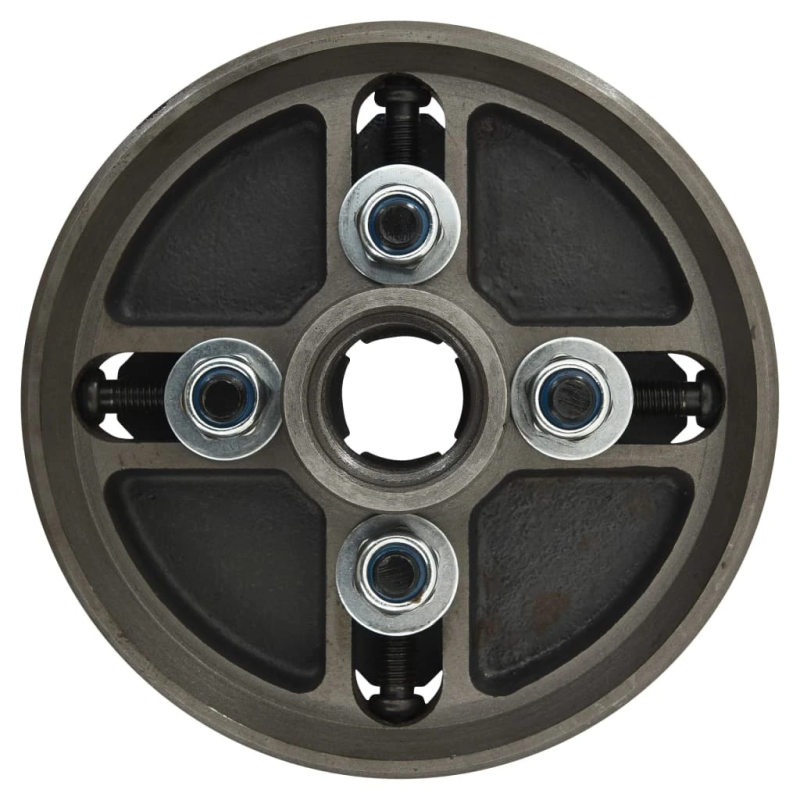 vidaXL 4-žokļu koka virpas patrona, M33 savienojums, 150x63 mm, melna