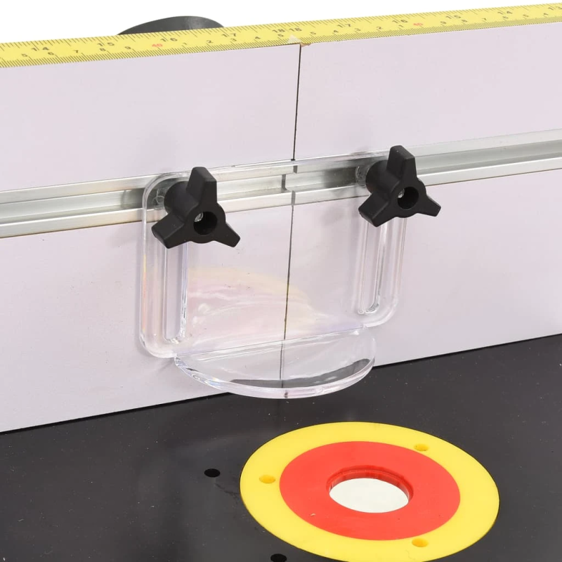 vidaXL frēzes galds, tērauds un MDF, 81x61x88 cm