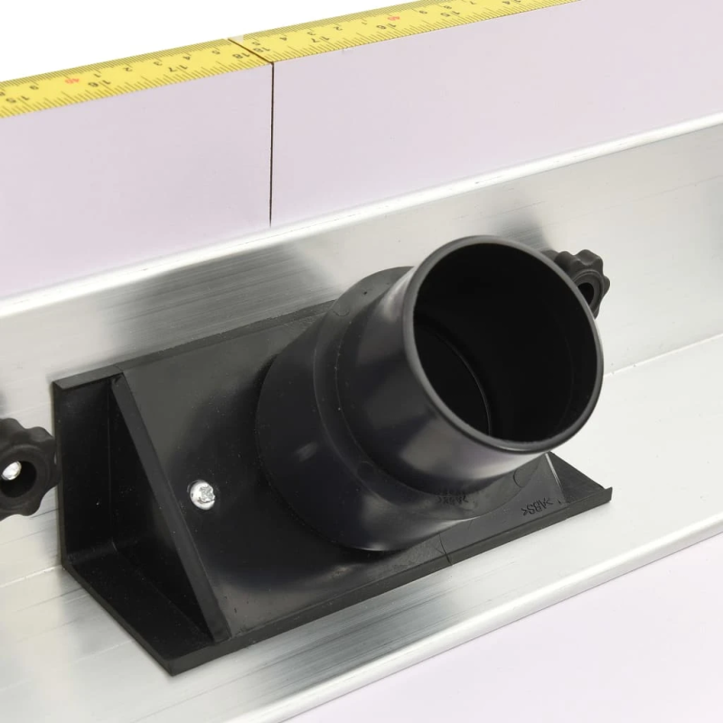 vidaXL frēzes galds, tērauds un MDF, 81x61x88 cm