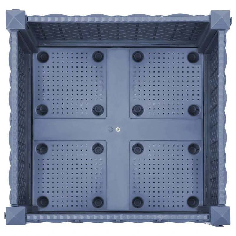 vidaXL puķu kaste, 40x40x23 cm, polipropilēns