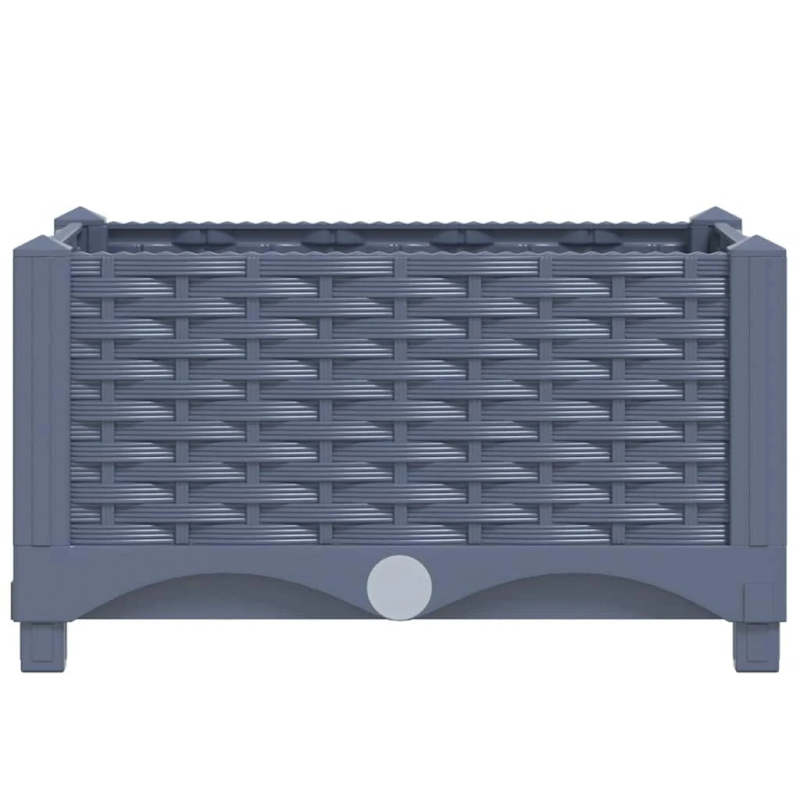 vidaXL puķu kaste, 40x40x23 cm, polipropilēns