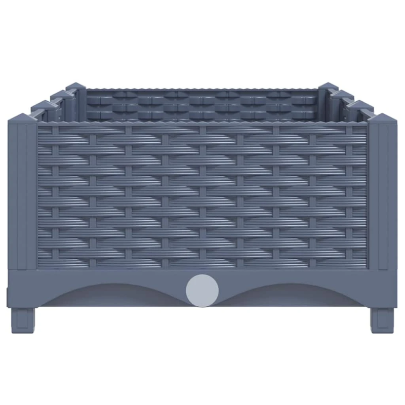 vidaXL puķu kaste, 120x40x23 cm, polipropilēns