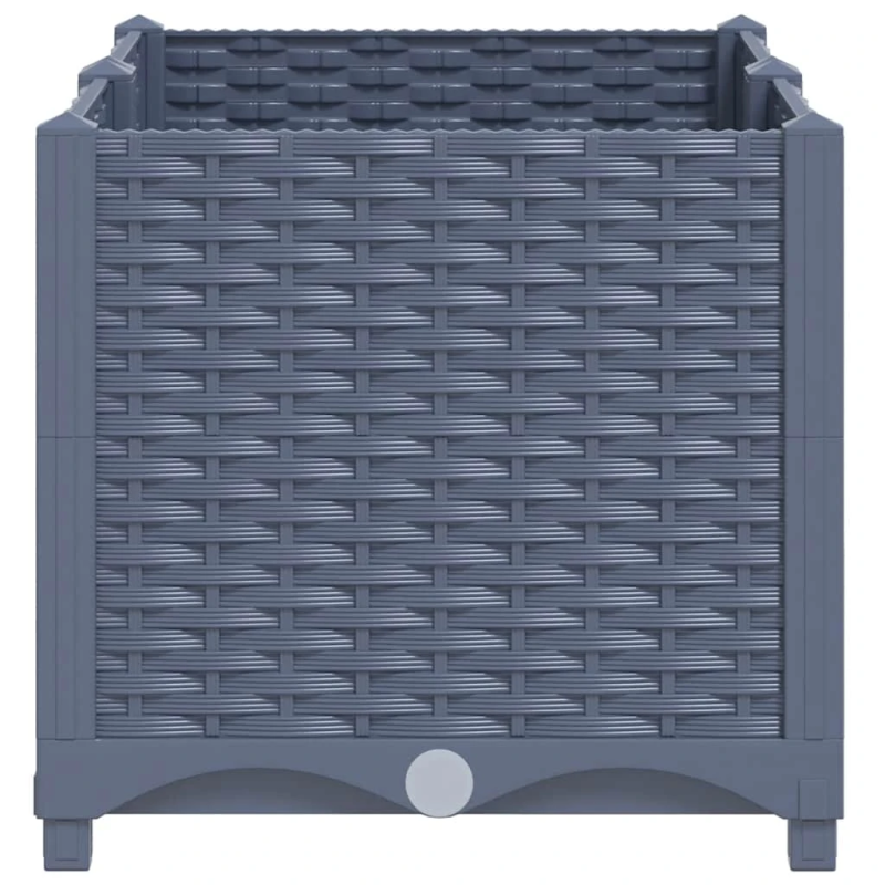 vidaXL puķu kaste, 80x40x38 cm, polipropilēns