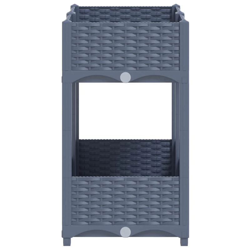 vidaXL puķu kaste, 80x40x71 cm, polipropilēns