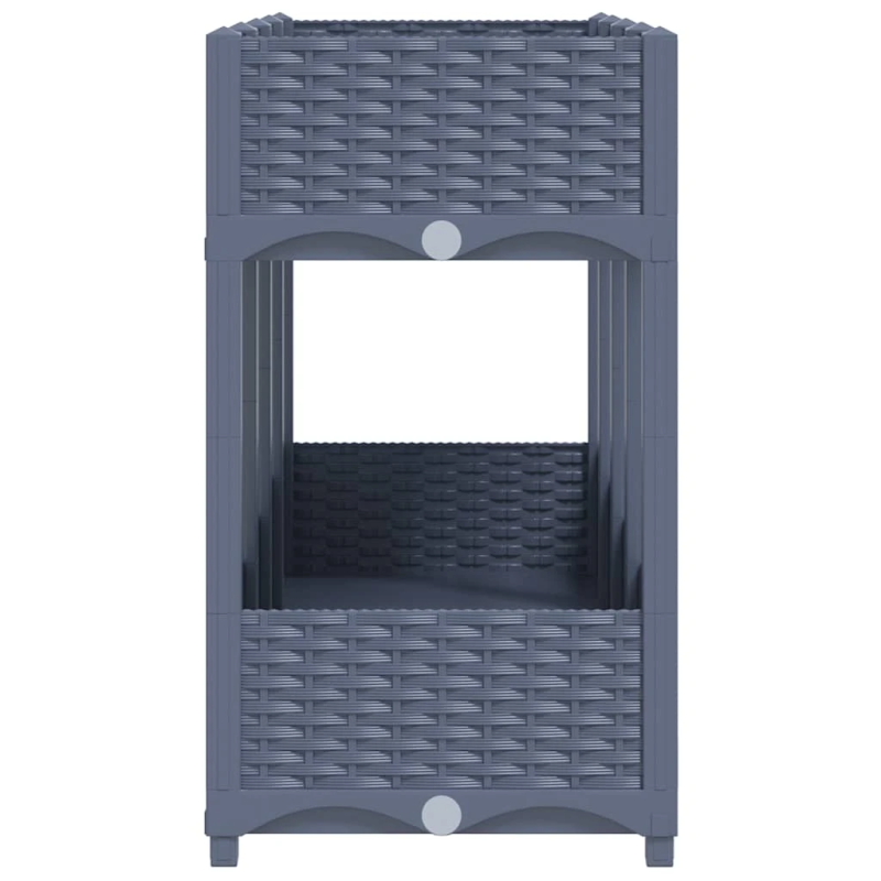 vidaXL puķu kaste, 160x40x71 cm, polipropilēns