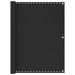 vidaXL balkona aizslietnis, 120x600 cm, antracītpelēks HDPE