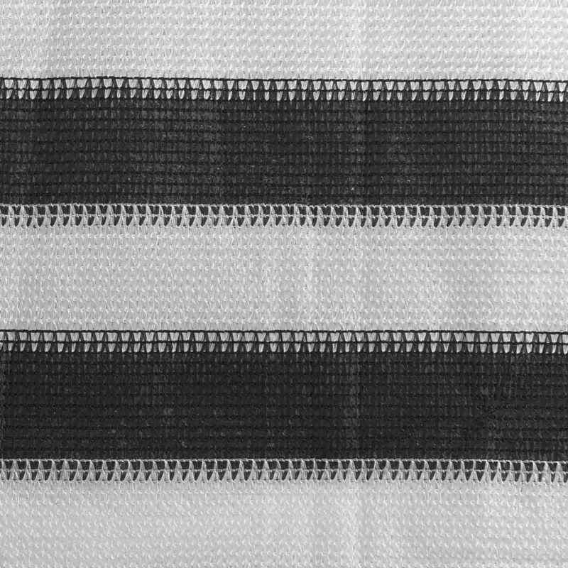 vidaXL balkona aizslietnis, 75x300 cm, antracītpelēks un balts HDPE