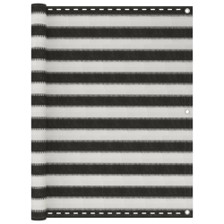 vidaXL balkona aizslietnis, 120x500 cm, antracītpelēks un balts HDPE