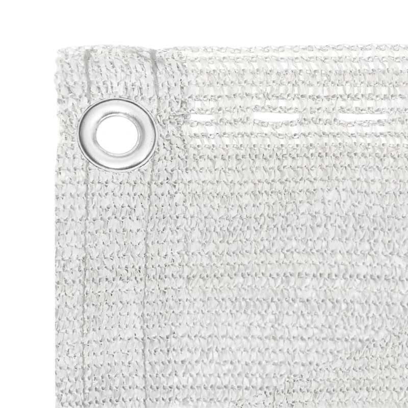 vidaXL balkona aizslietnis, 90x500 cm, balts HDPE