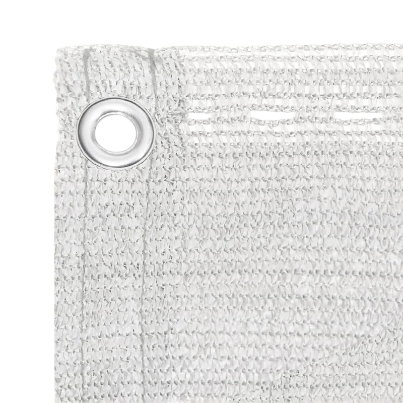 vidaXL balkona aizslietnis, 120x400 cm, balts HDPE