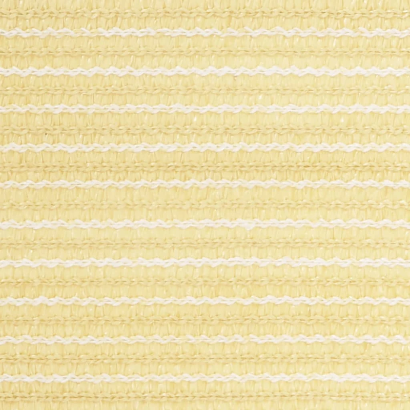 vidaXL balkona aizslietnis, 90x500 cm, bēšs HDPE