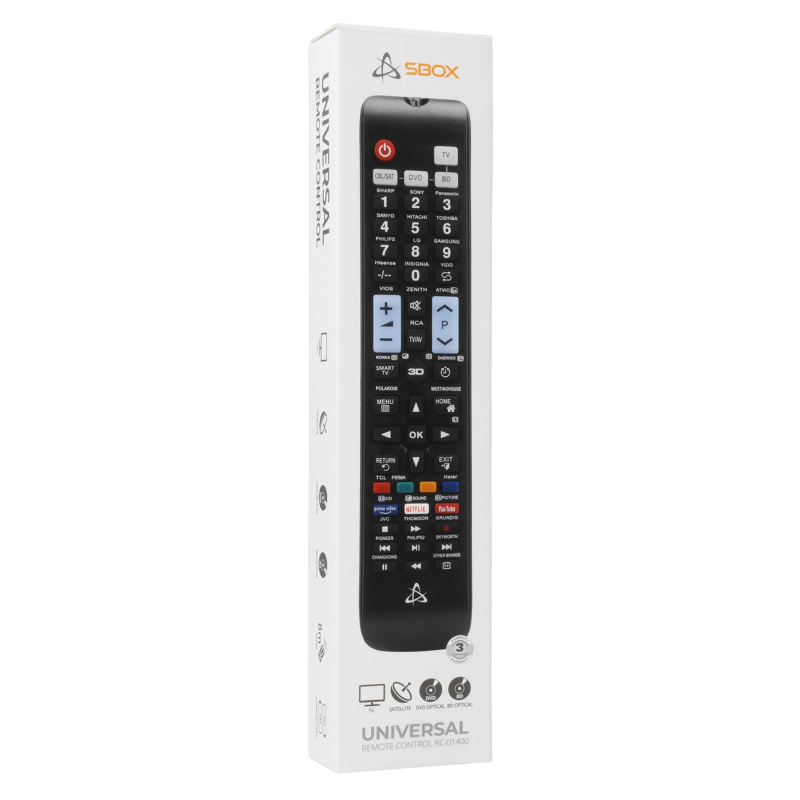 Sbox RC-01400 Universal Remote Control