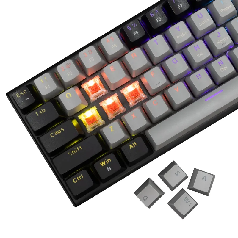 White Shark GK-002711V2 Wakizashi 2 Grey-Black US Red Switches