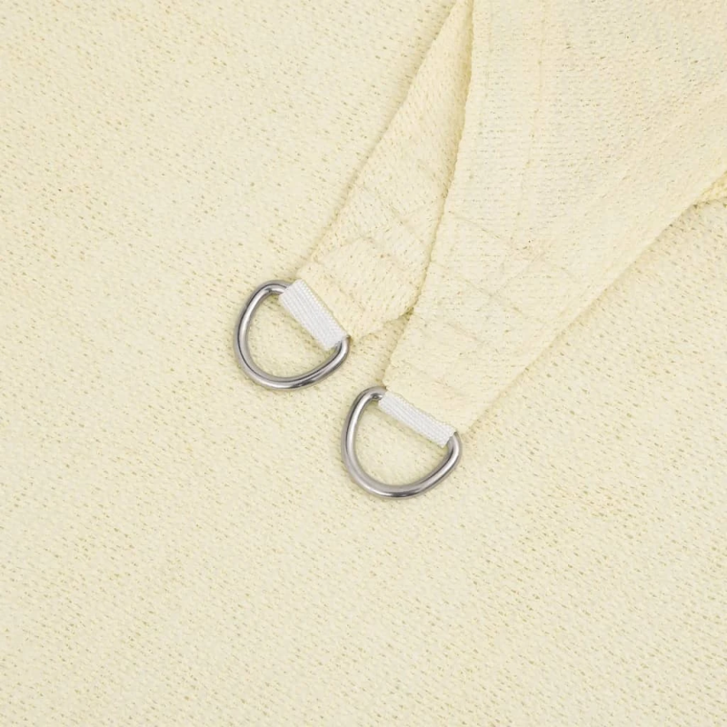 vidaXL saulessargs, 160 g-m², krēmkrāsas, 3x3 m, HDPE