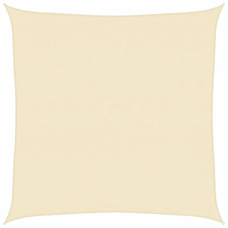 vidaXL saulessargs, 160 g-m², krēmkrāsas, 7x7 m, HDPE