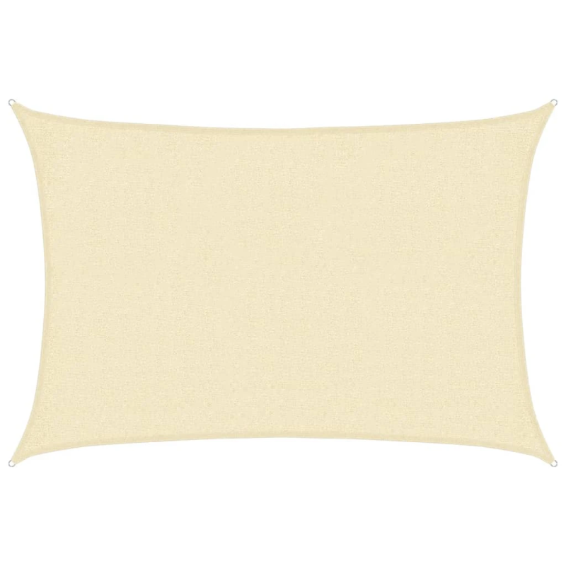 vidaXL saulessargs, 160 g-m², krēmkrāsas, 2x2,5 m, HDPE