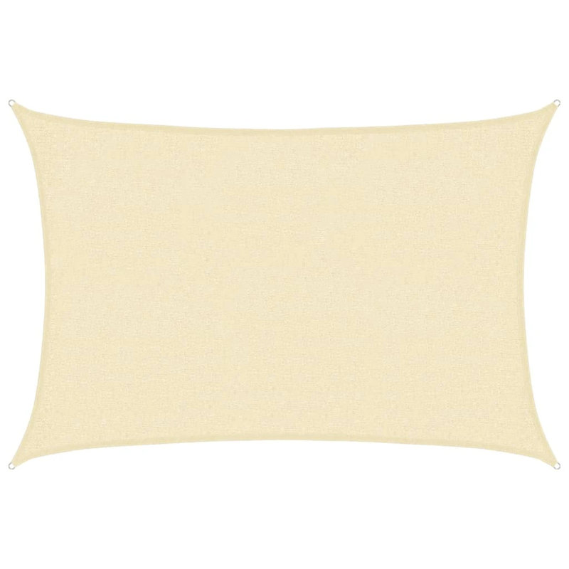 vidaXL saulessargs, 160 g-m², krēmkrāsas, 2x3 m, HDPE