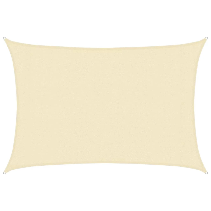 vidaXL saulessargs, 160 g-m², krēmkrāsas, 3x5 m, HDPE