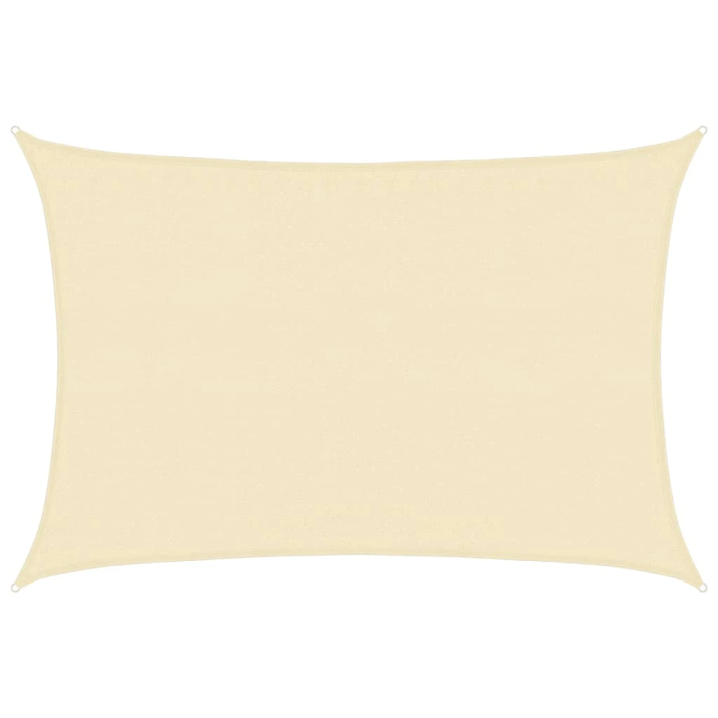 vidaXL saulessargs, 160 g-m², krēmkrāsas, 3,5x4,5 m, HDPE