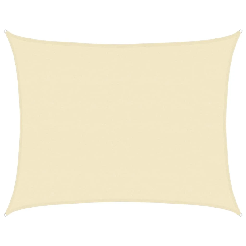 vidaXL saulessargs, 160 g-m², krēmkrāsas, 6x7 m, HDPE