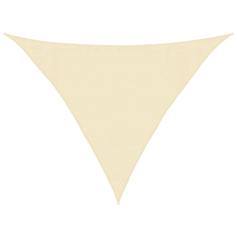 vidaXL saulessargs, 160 g-m², krēmkrāsas, 3,5x3,5x4,9 m, HDPE