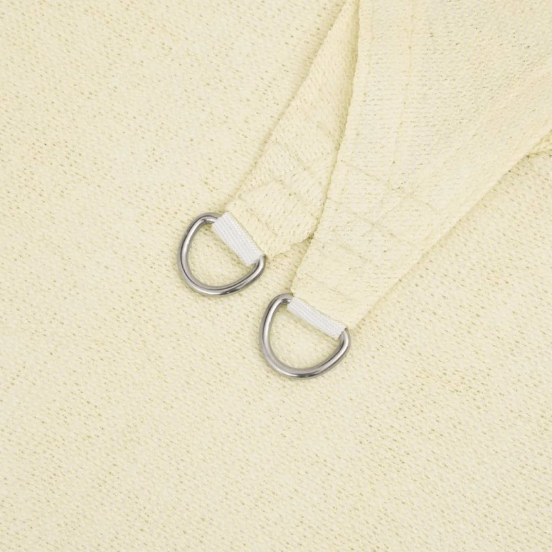 vidaXL saulessargs, 160 g-m², krēmkrāsas, 3,5x3,5x4,9 m, HDPE