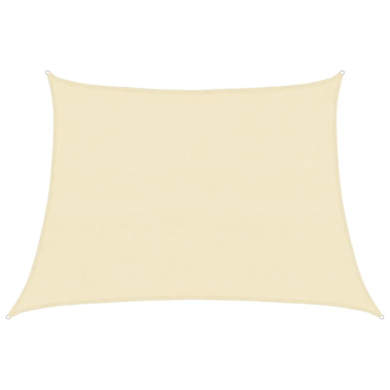 vidaXL saulessargs, 160 g-m², krēmkrāsas, 4-5x3 m, HDPE