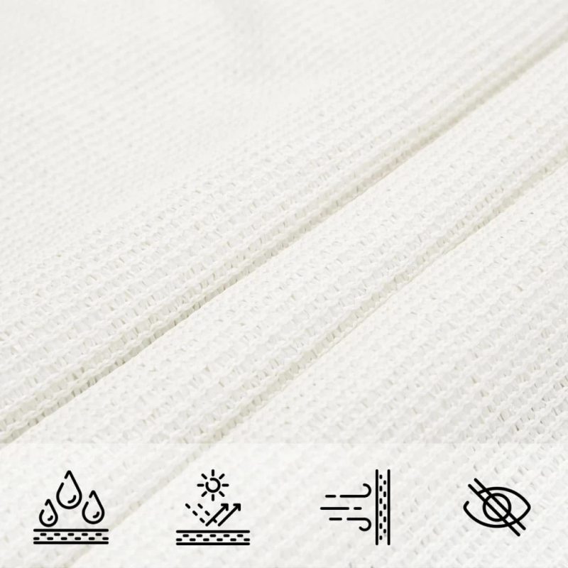 vidaXL saulessargs, 160 g-m², balts, 2,5x4,5 m, HDPE