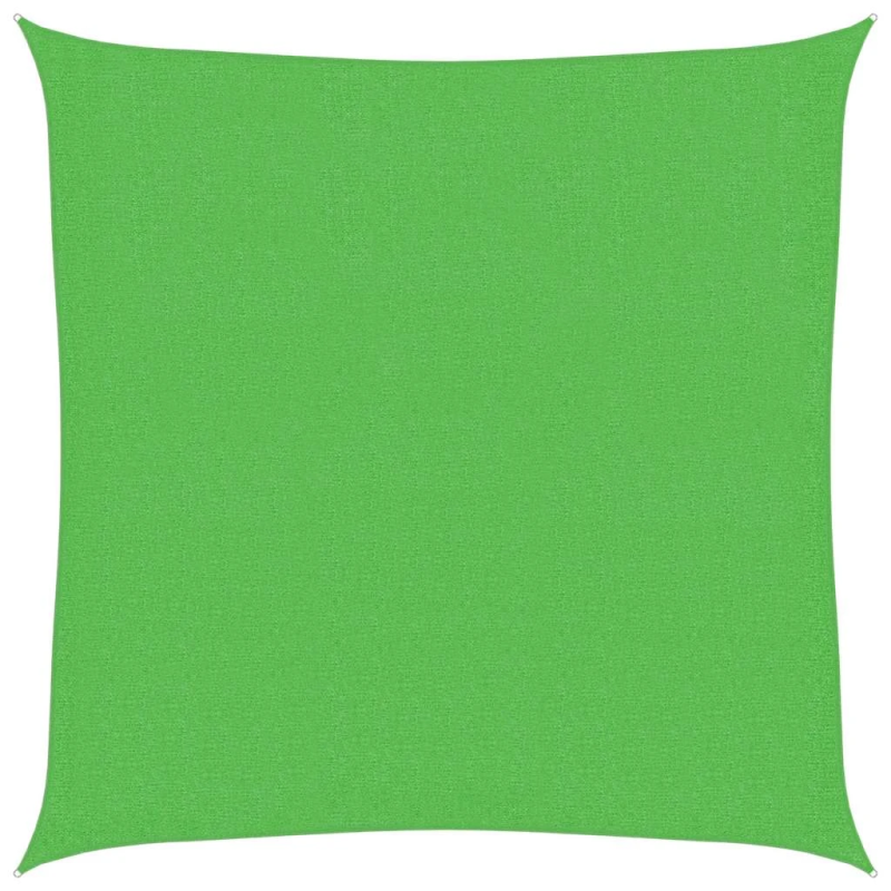 vidaXL saulessargs, 160 g-m², gaiši zaļš, 2,5x2,5 m, HDPE