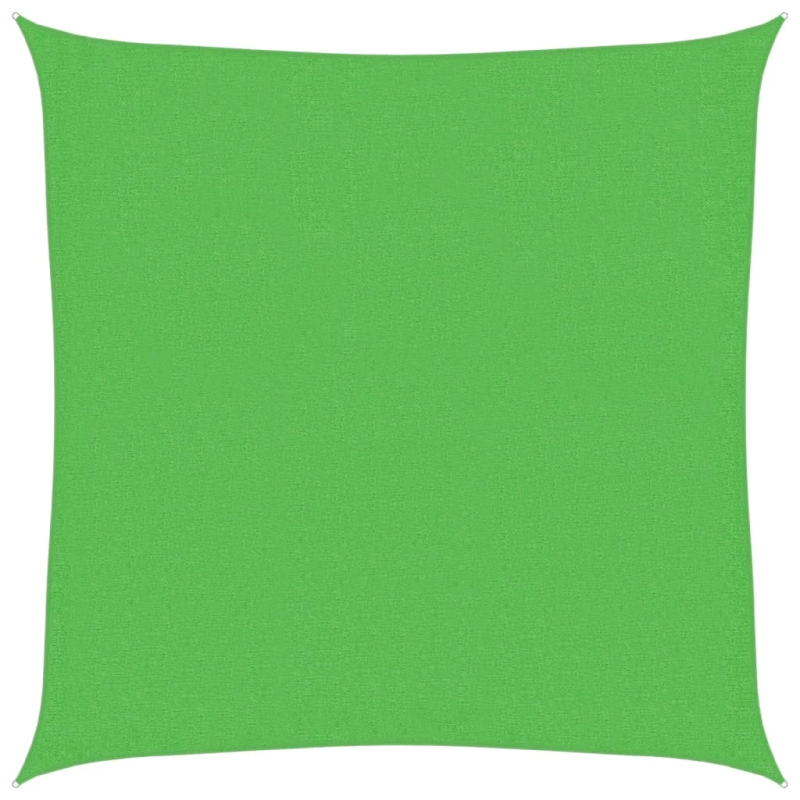 vidaXL saulessargs, 160 g-m², gaiši zaļš, 3x3 m, HDPE