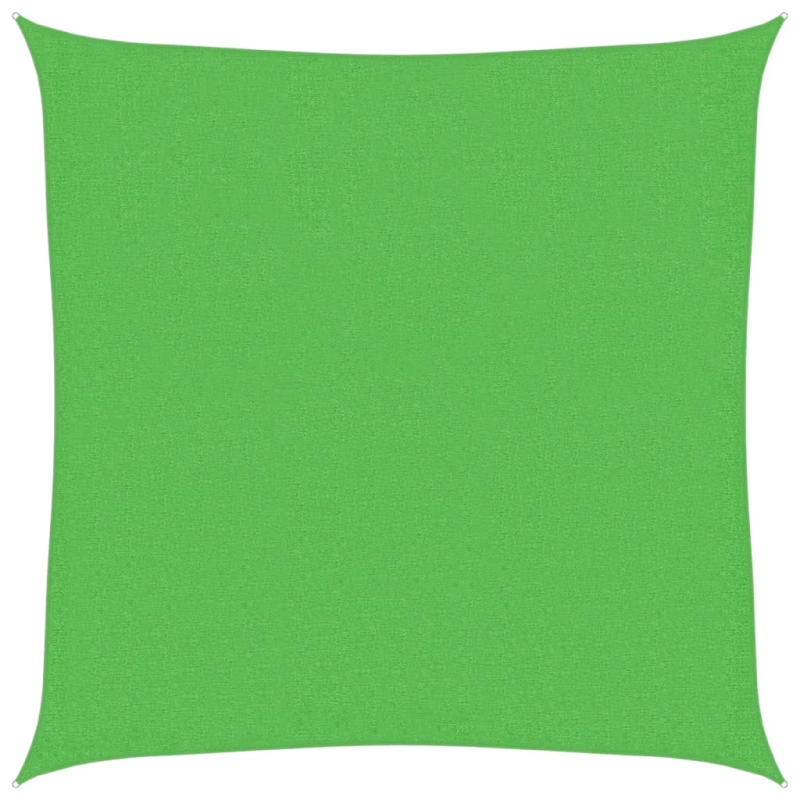 vidaXL saulessargs, 160 g-m², gaiši zaļš, 3,6x3,6 m, HDPE