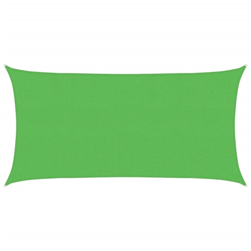 vidaXL saulessargs, 160 g-m², taisnstūra, gaiši zaļš, 2x3,5 m, HDPE