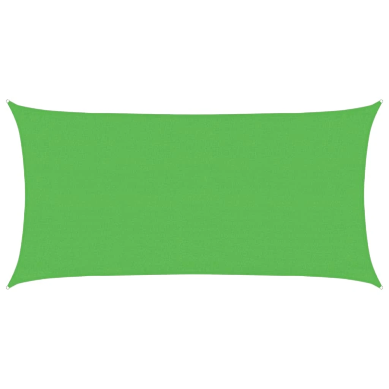 vidaXL saulessargs, 160 g-m², gaiši zaļš, 3x6 m, HDPE
