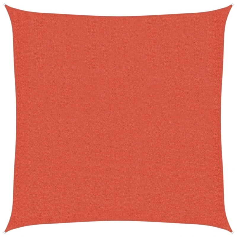 vidaXL saulessargs, 160 g-m², kvadrāta, sarkanbrūns, 2,5x2,5 m, HDPE